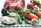 Sığır eti ile “Obzhorka” salatası: fotoğraflı Obzhorka malzemeleri tarifi