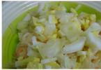 Lahana turşusu ile salata tarifleri